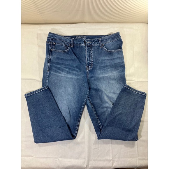 Maurices Denim - Maurices EverFlex High Rise Jeans Size 16 Short Blue Wash Denim